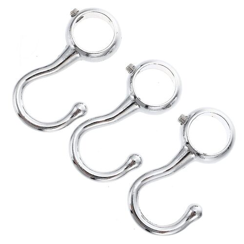 Crochets de table résistants au vent ¿ Élégants cintres en alliage de zinc pour manteaux et sacs ¿ Lot de 3