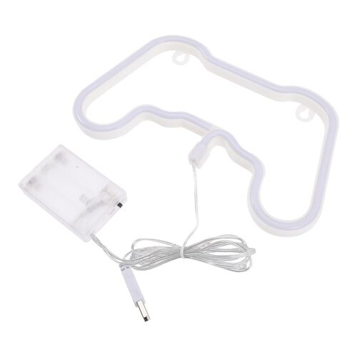 Enseigne lumineuse LED « Manette de jeu » : décoration murale élégante pour chambre, bar, fêtes et idée cadeau unique.