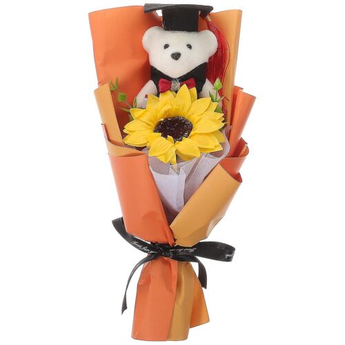 Bouquet de tournesols vibrants pour la remise des diplômes : cadeau et accessoire photo parfaits pour célébrer des moments spéciaux