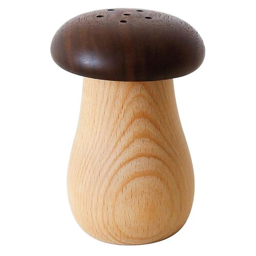 Porte-cure-dents en bois élégant ¿ Distributeur de champignons portable pour la maison et le bureau ¿ Design chic et durable