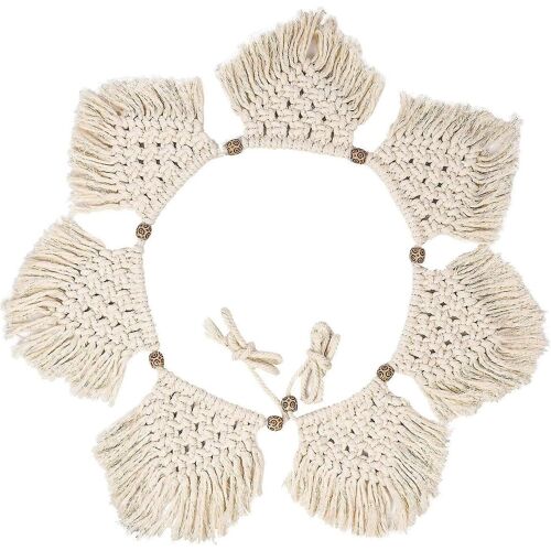 Décoration murale bohème en macramé pour une maison chaleureuse ¿ Décoration polyvalente pour l'intérieur et l'extérieur, idée cadeau idéale