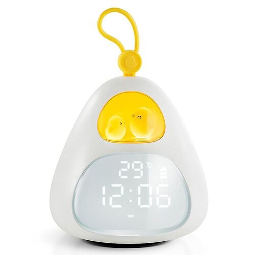 Adorable réveil veilleuse nid d'oiseau pour enfants - Parfait pour les chambres, le camping et les cadeaux !