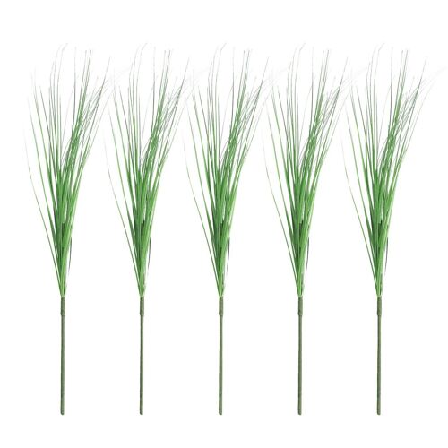 Lot de 5 oignon artificiels réalistes ¿ Décoration durable et facile d'entretien pour la maison et le bureau, simulation verte éclatante