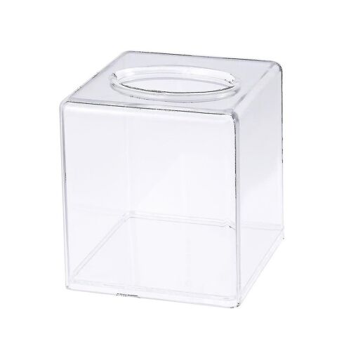 Boîte à mouchoirs élégante en acrylique transparent ¿ Rangement durable pour la maison, le bureau, la voiture, etc.