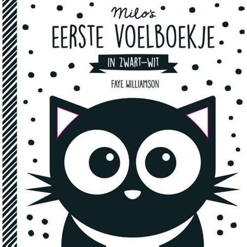 Livre Tactile Oogappel: Le Premier Livre Tactile De Milo En Noir Et Blanc (Carton). 2+