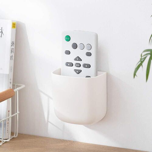 Support mural pour télécommande avec adhésif puissant ¿ Organiseur universel pour télécommandes de téléviseur et de ventilateur, élégant et durable