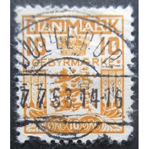 Danemark Taxe N°35 Oblitéré