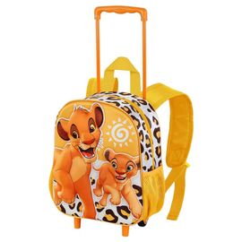 Sac à dos 3D à Roulettes Petit - Disney Roi Lion Africa - Jaune - Taille Unique