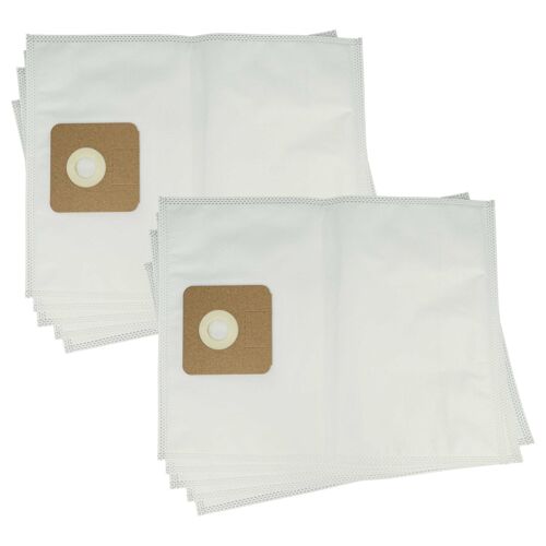 vhbw 10x Sacs compatible avec Sprintus Maximus pro, T 11, T12, Maximus T11, Lorito aspirateur - 39cm x 30cm blanc