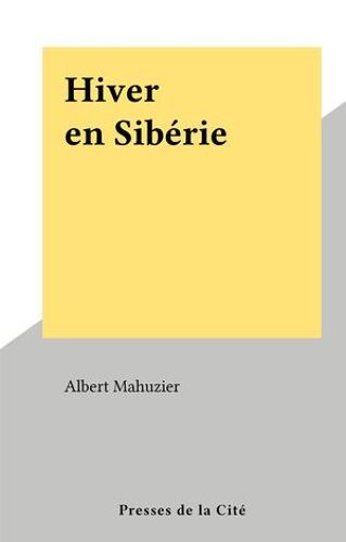 Hiver En Sibérie