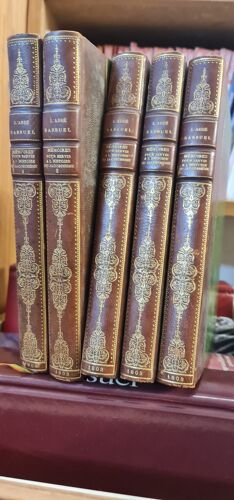 Mémoires Pour Servir À L'histoire Du Jacobinisme, En 5 Volumes Reliés. Barruel (Augustin),1803