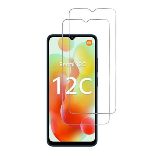 Hqselection® Lot De 2 Verre Trempé Pour Xiaomi Redmi 12c/10c .Film De Protection D'écran Transparent - Anti Rayures - Ultra Résistant Dureté 9h