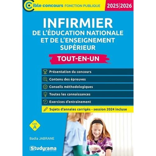 Infirmier(E) De L'education Nationale Et De L'enseignement Supérieur - Tout-En-Un - Edition 2025-2026