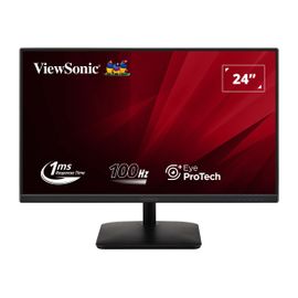 ViewSonic VA2408-MHDB - Écran LED - 24" (23.8" visualisable) - 1920 x 1080 Full HD (1080p) @ 100 Hz - IPS - 250 cd/m² - 1300:1 - 1 ms - HDMI, VGA, DisplayPort - haut-parleurs