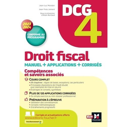 Droit Fiscal Dcg 4 - Manuel Et Applications