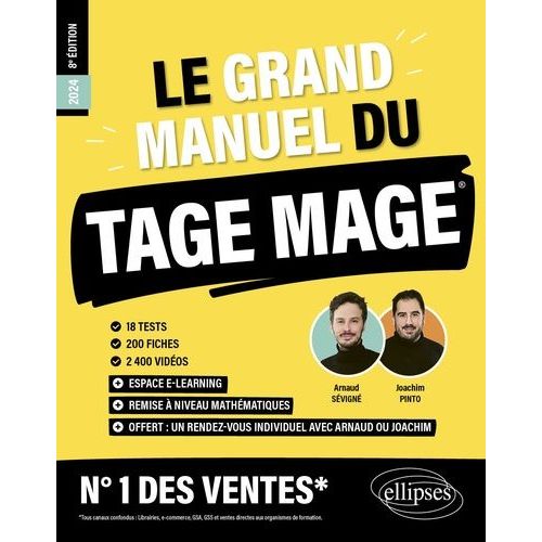 Le Grand Manuel Du Tage Mage - 18 Tests, 200 Fiches, 2400 Vidéos
