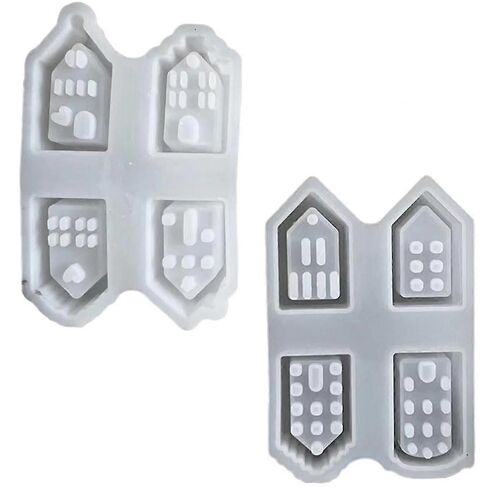 Moule De Maison En Silicone Moule En Silicone De Maison De Célébration De Vacances Pour La Fabrication De Bougies Moule De Maison De Moulage De Plâtre