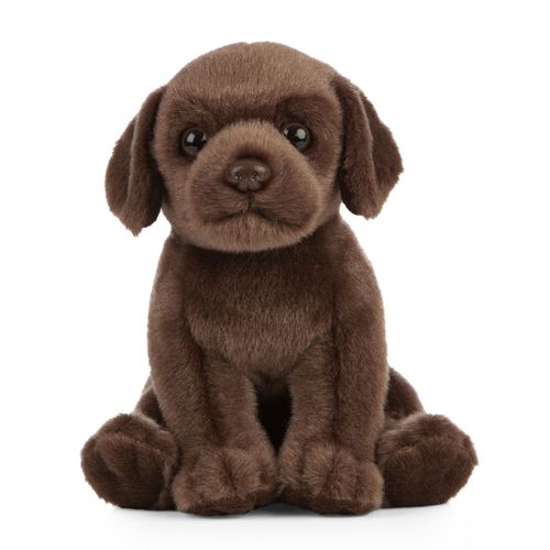 Living Nature Knuffel Chocolate Labrador Puppy 16cm