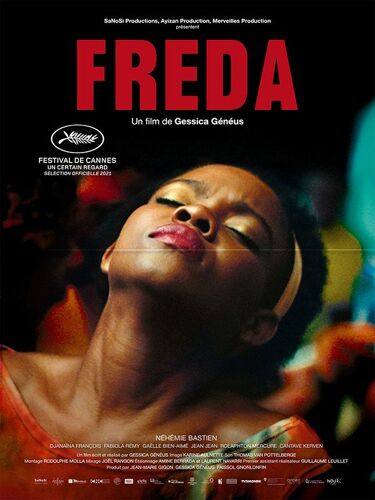 Freda - Véritable Affiche De Cinéma Pliée - Format 40x60 Cm - De Gessica Généus Avec Néhémie Bastien, Fabiola Remy, Gaëlle Bien-Aimé - 2021