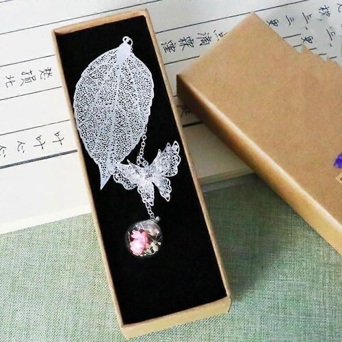 Feuille De Métal Marque-Page Cadeau D'anniversaire Enseignants Femmes &amp Fête Des Mères Papillon Marque-Page Pour Les Lecteurs Bibliothécaire Amant De Livre Maman Dame Femelle Fille Rat De Bibliothèque.