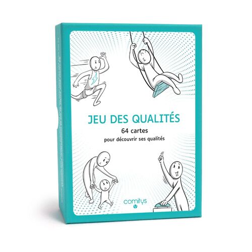 Le Jeu Des Qualités : 64 Cartes Pour Découvrir Ses Qualités - 256 Qualités Humaines - Cnv