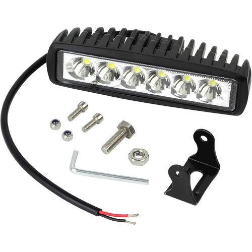 18w Led Lampe De Travail 12v 24v Led Lampe De Travail Étanche Bar Beam Lampe Mince Pour Bateau Camion Voiture Suv Vtt