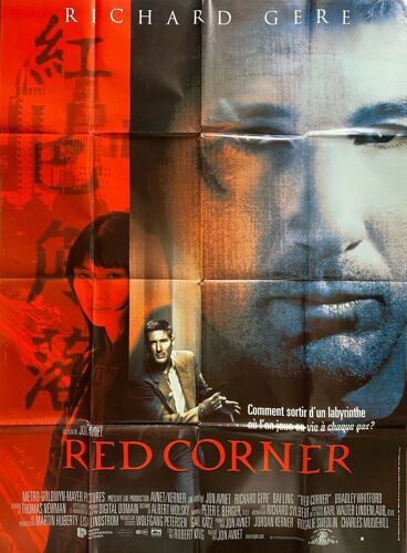 Affiche 120 X 160 Du Film "Red Corner" Avec Richard Gere .