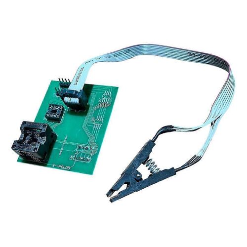 Adaptateur EEPROM 8 broches Wire Clip Soic 8 Sop8 Test Clip Socket Clip Support XPROG V6.12 / UPA / Orange / CG PRO 9S12 / IProg