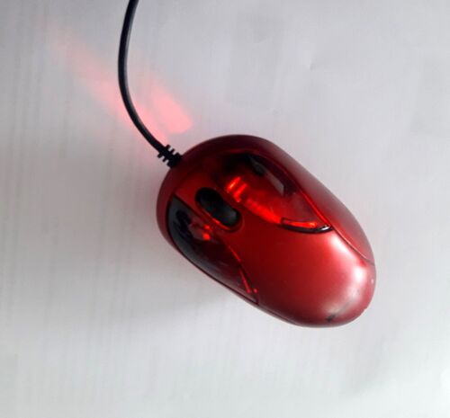 Targus Wired Mini Optical Mouse - Souris - optique - 3 boutons - filaire - USB - rouge
