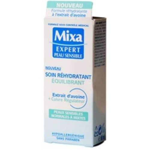 Soin Réhydratant Équilibrant Peaux Sensibles Normales À Mixtes Mixa 50ml 