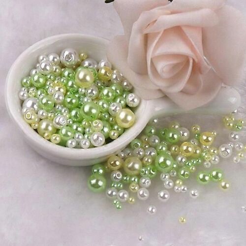Perles Acryliques - 150pcs - Bijouterie - Diy - Perle Imitation Multicolore