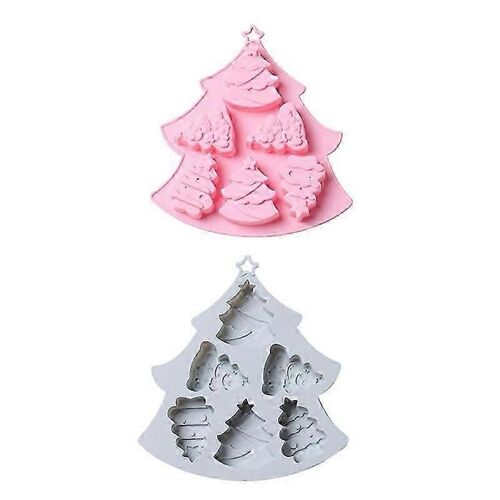 Moule D'arbre De Noël Bricolage Candy Cake Moule Décoration Cuisson Accessoires De Cuisine