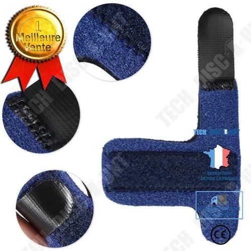Attelle De Fixation Des Doigts Td® Pour Sportifs - Tech Discount - Housse De Protection - Bleu