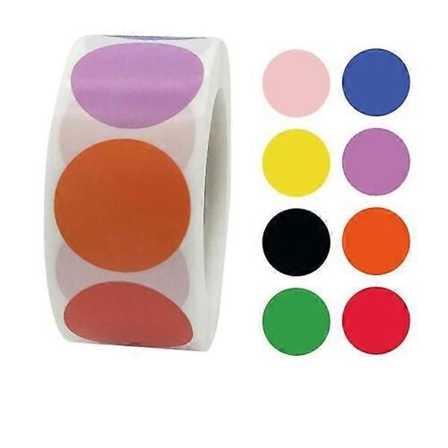 500 Stickers Stickers - Motif Pois - Cadeau De Noël Multicolore Dessin Animé