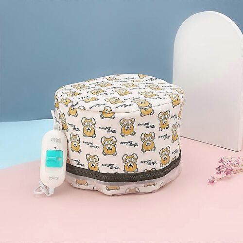 Capuchon De Vapeur De Soins Capillaires, Capuchon Chauffant Avec Thérapie De Contrôle De La Température À 3 Modes Et Capuchon De Vapeur De Coiffure De Spa Thermal