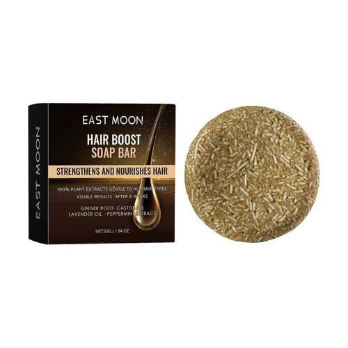 East Moon Hair Care Series Traitement De Nettoyage En Profondeur Du Cuir Chevelu Shampooing Foncé, Épais Et Fort 