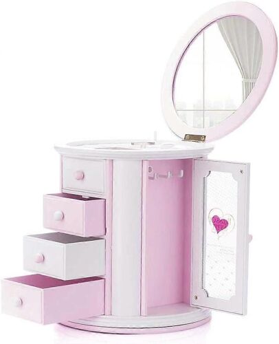 Filles Musical Jewelry Box Collier Rangement Case Femmes Enfants Musique Bijoux Organisateur Boîte Cadeau