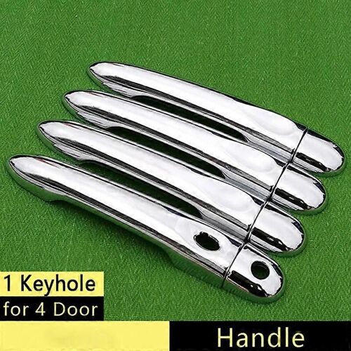 Pour Renault Captur Kaptur Samsung Qm3 Chrome Poignée Cover Trim Set 2013 2014 2015 2016 2017 2018 Accessoires Autocollant Style De Voiture