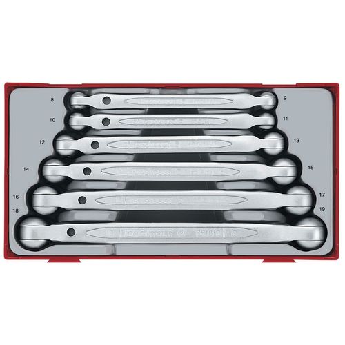 Jeu de clés à genou TT1 tray 8-19mm 6 pièces Teng Tools TT6506