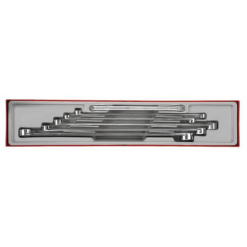 Jeu de clés polygonales double TTX4 tray 8-24mm 6 pièces Teng Tools TTXFLS06
