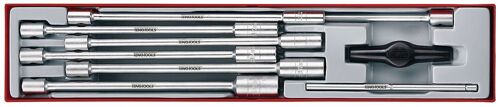 Jeu de douilles poignée en T TTX-4 tray 3/8 9 pièces Teng Tools TTXTB09
