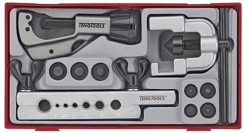 Jeu de tubes/flaring TT1 tray 10 pièces Teng Tools TTTF10