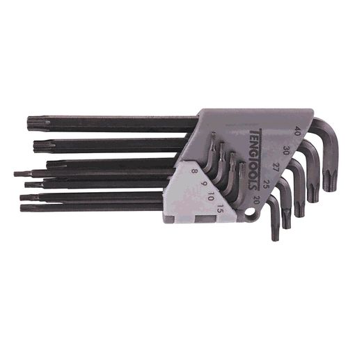 Jeu de clés TX tête sphérique 9 pcs Teng Tools 1479TX1