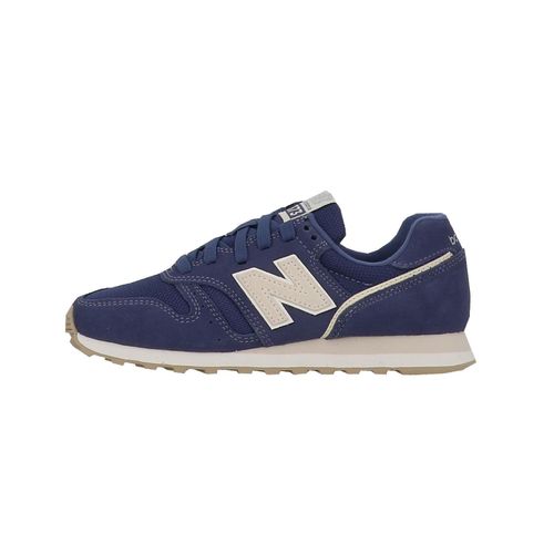 Chaussures Basses Cuir Ou Simili New Balance Wl373v2 Bleu Moyen