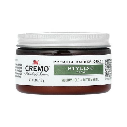 Cremo Crème Coiffante, Tenue Moyenne Et Brillance Moyenne, 113 G 