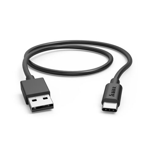 Câble de charge, USB-A - USB-C, 0,5 m, Noir