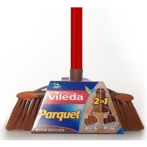 Balai / brosse VILEDA PARQUET pour parquet 2 en 1