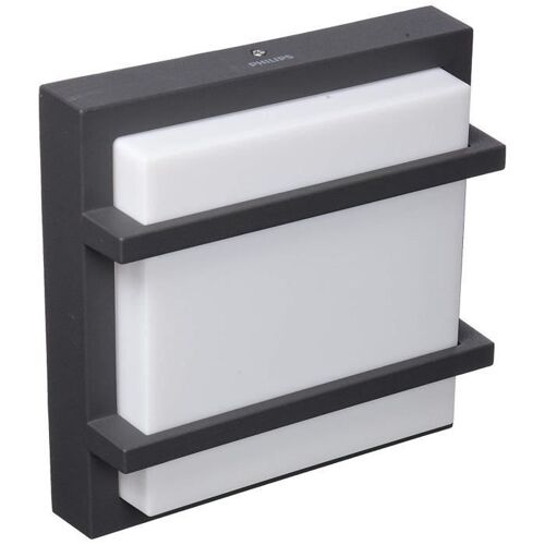 Philips Mygarden moineau Applique murale LED pour extérieur intégré, 12 W, blanc froid et anthracite, 405 x 315 x