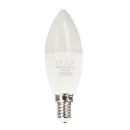 Ampoule Led Bari 8.5w Bougie E14 3000k 806lm Edo Solutions
