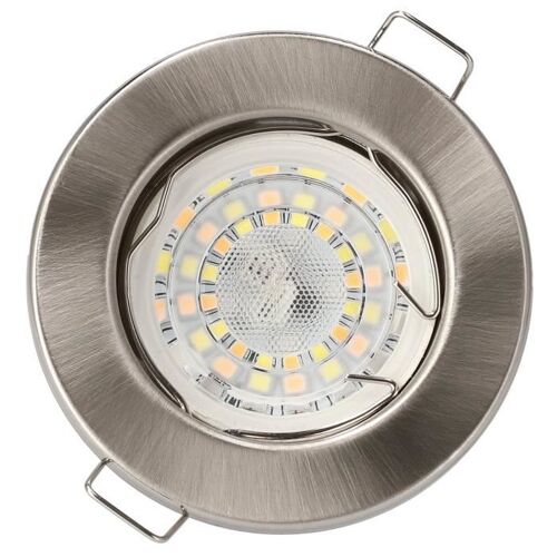 Spot de plafond encastrable MURID Nickel IP20 rond EDO777294 EDO